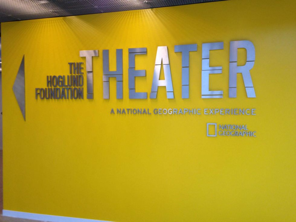 National Geographic theater at Perot Museum