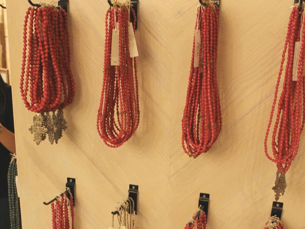 Necklaces at Akola Project in Deep Ellum