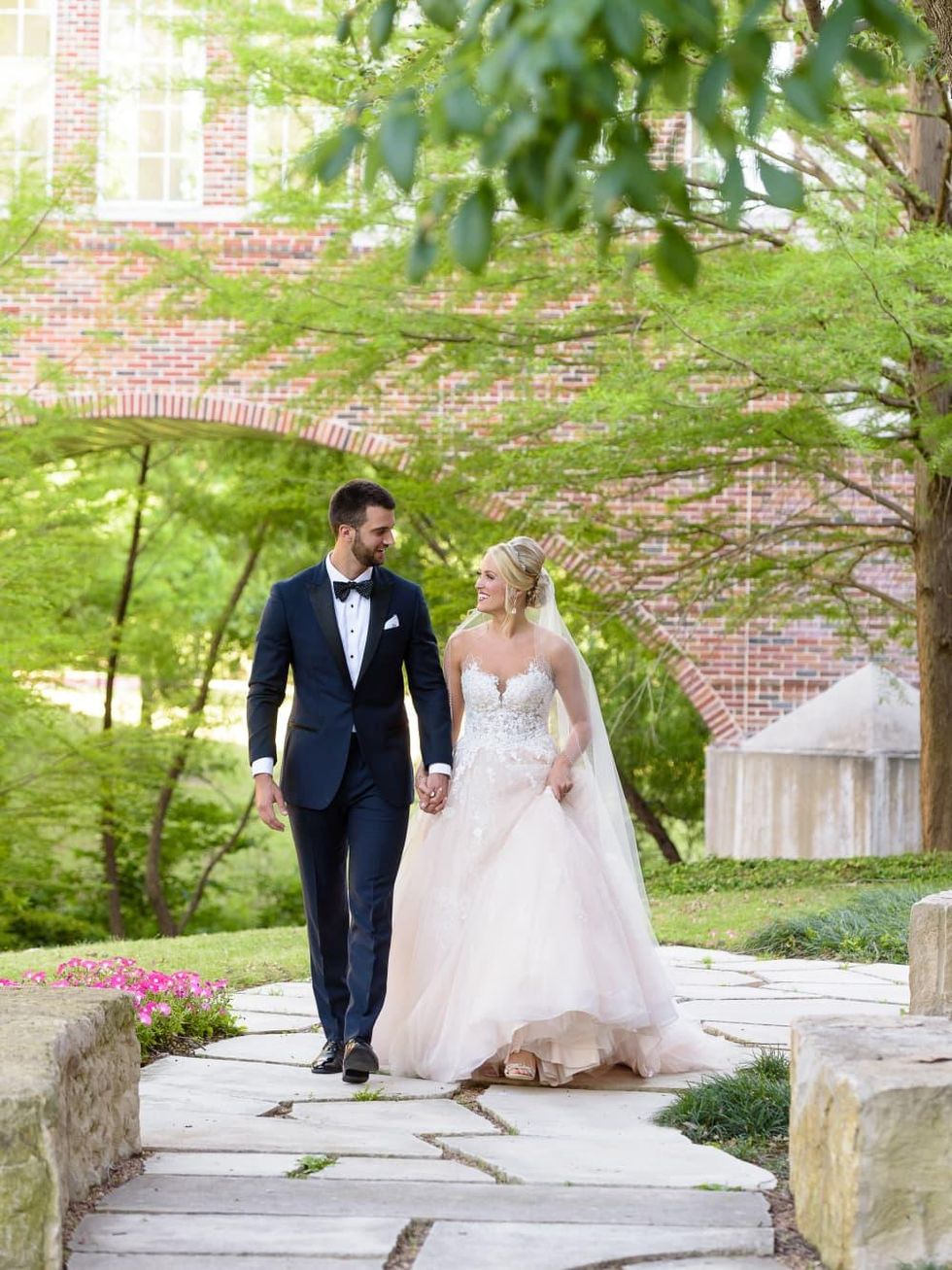 Neely wedding, garden