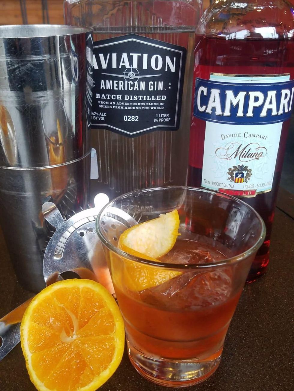 Negroni cocktail