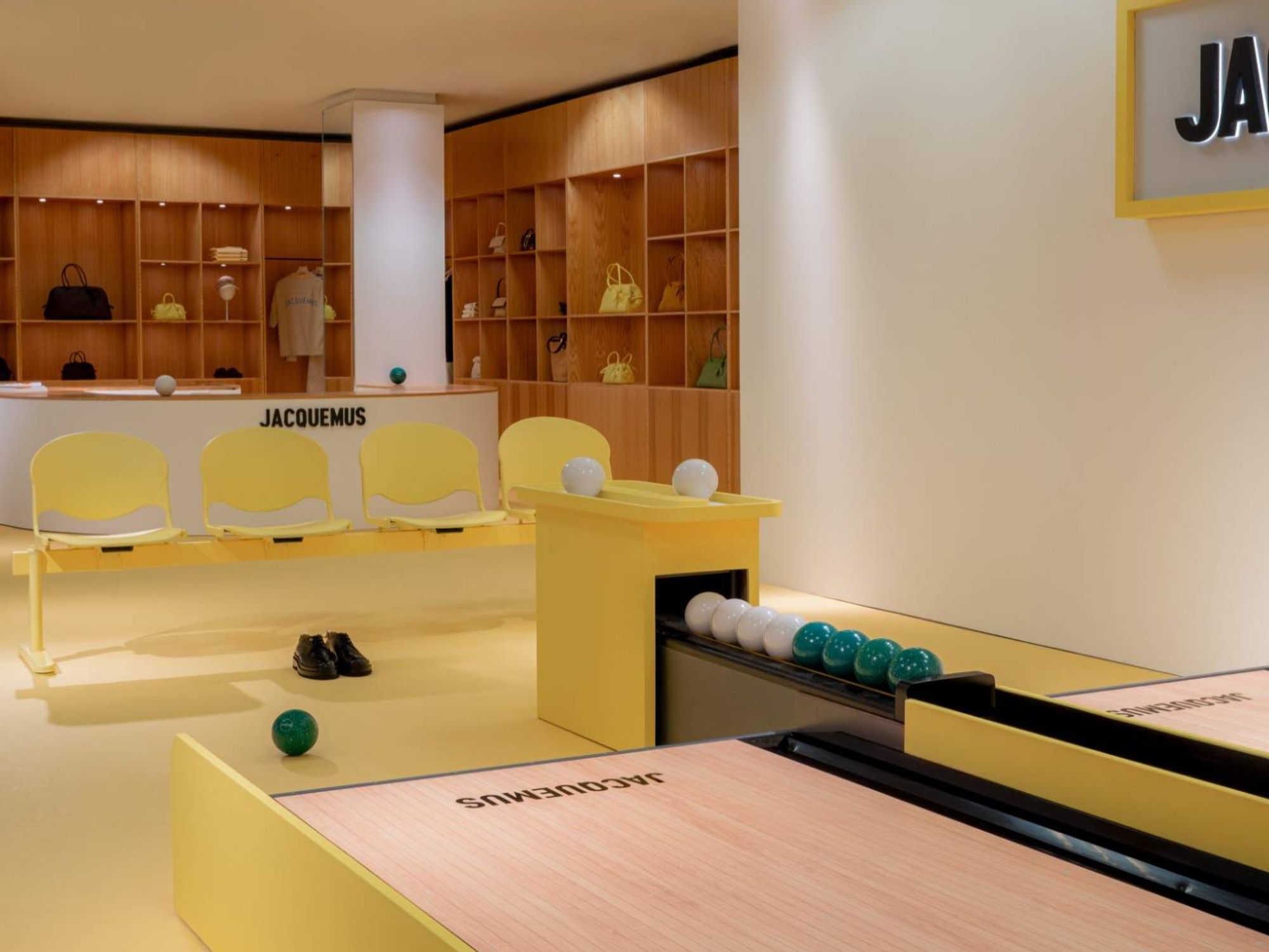 NEiman Marcus bowling alley