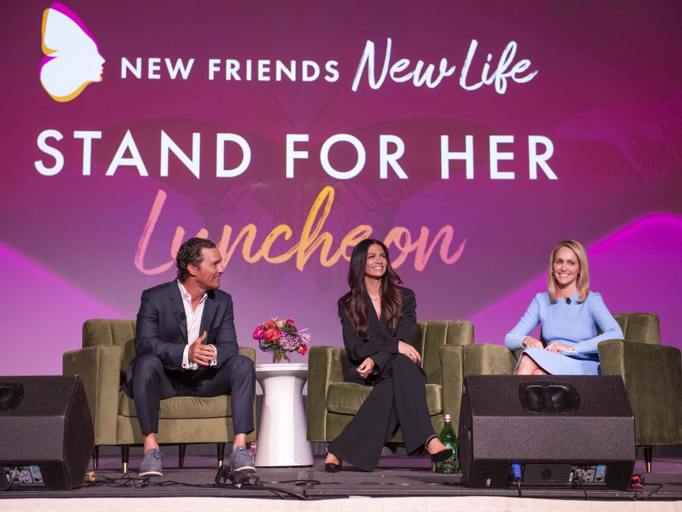 New Friends New Life 2024 luncheon, Matthew McConaughey, Camila McConaughey, Meredith Land