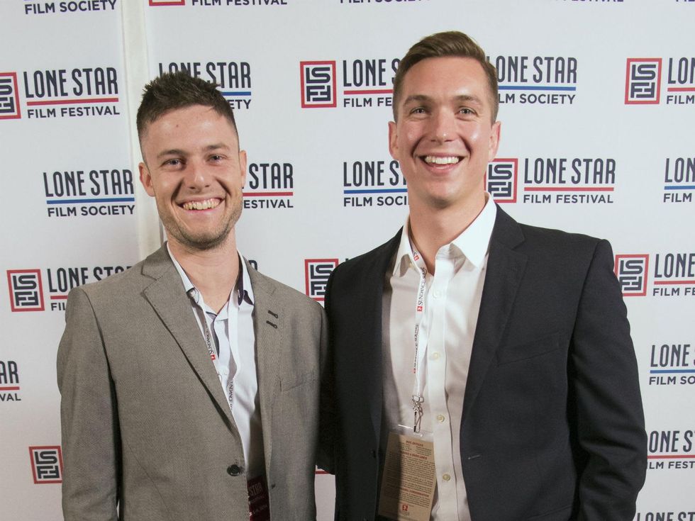 Nick Ruff and Richard Cameron White at Lone Star Film Festival Ball