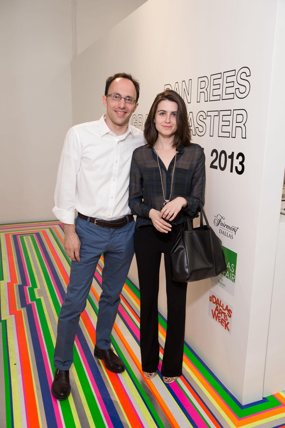 Nicola Leoni, Stefania Morandi at Dan Rees Opening Reception