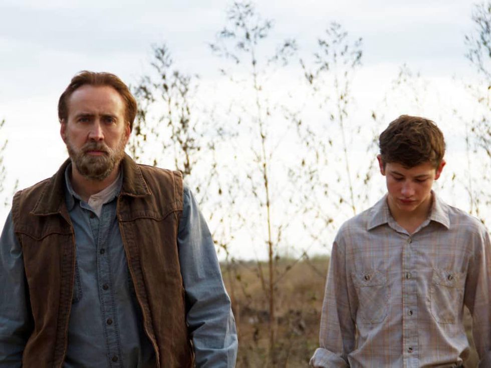 Nicolas Cage and Tye Sheridan in Joe