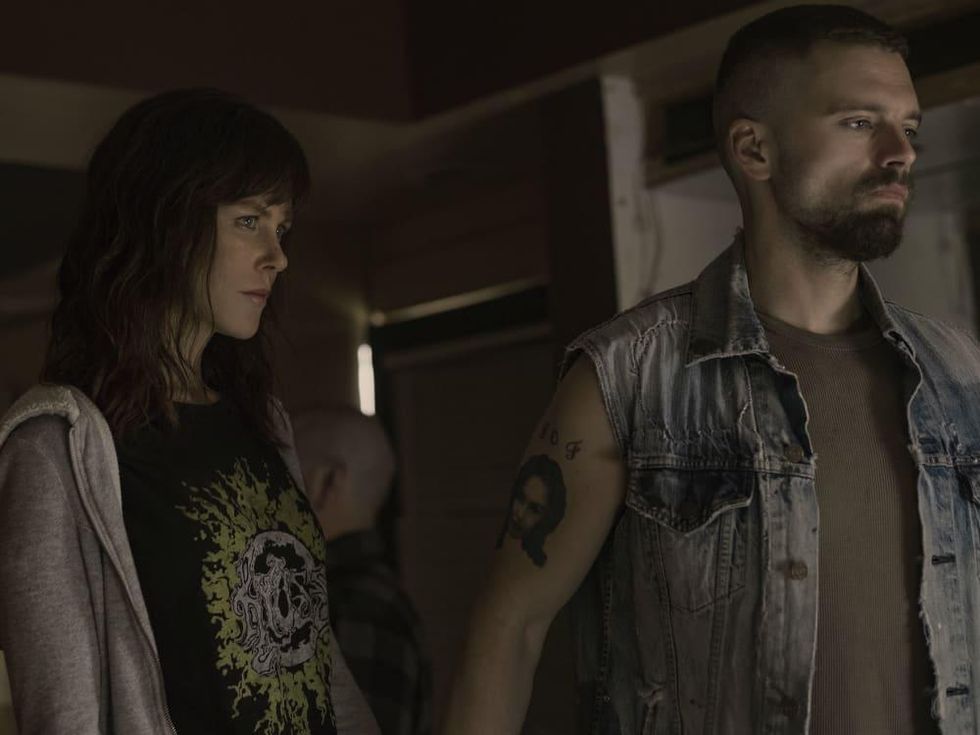 Nicole Kidman and Sebastian Stan in Destroyer