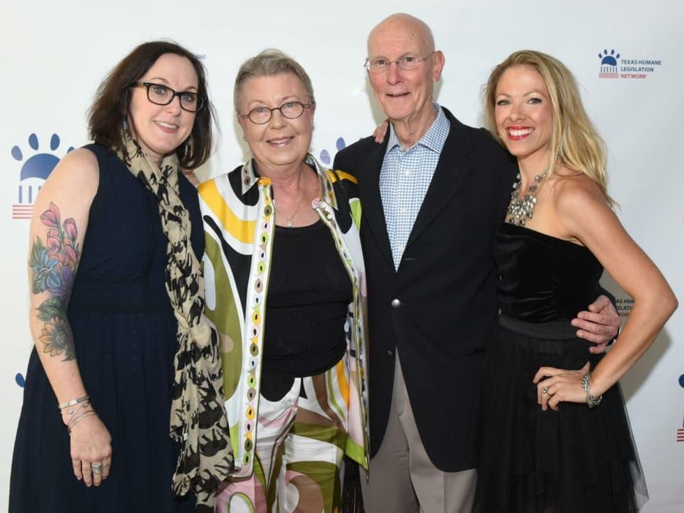 Animal advocates (from left) Nicole Paquette, Mary Trimble, Skip Trimble, and Laura Donahue
