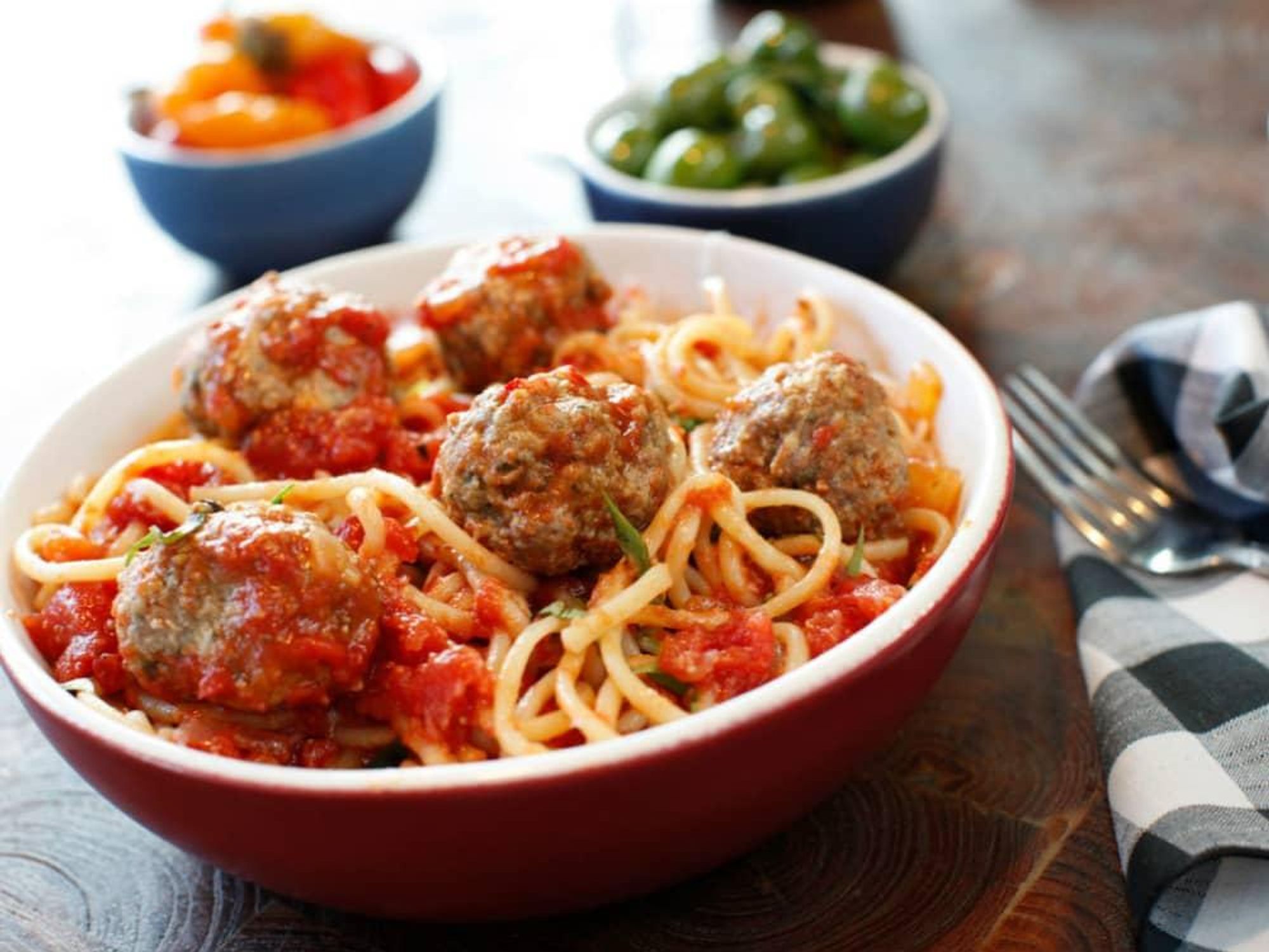 North Italia Spaghetti and meatballs