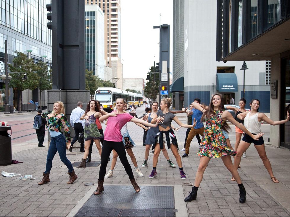 North Texas Giving Day flash mob