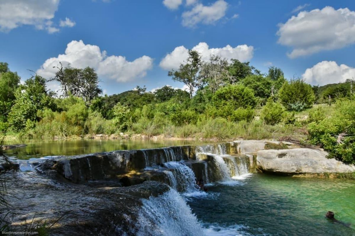 Pipe Creeks Runs More Than Four Miles Through The Property 