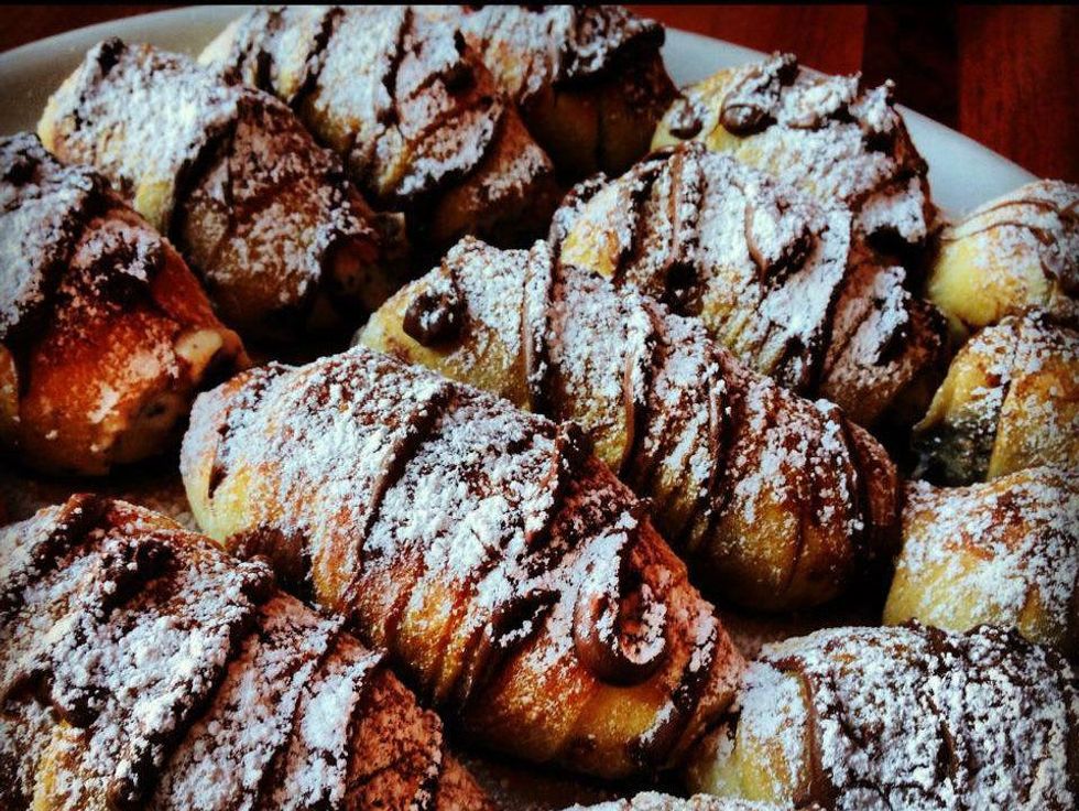 Nutella banana rolls at Zoli's NY Pizza Tavern