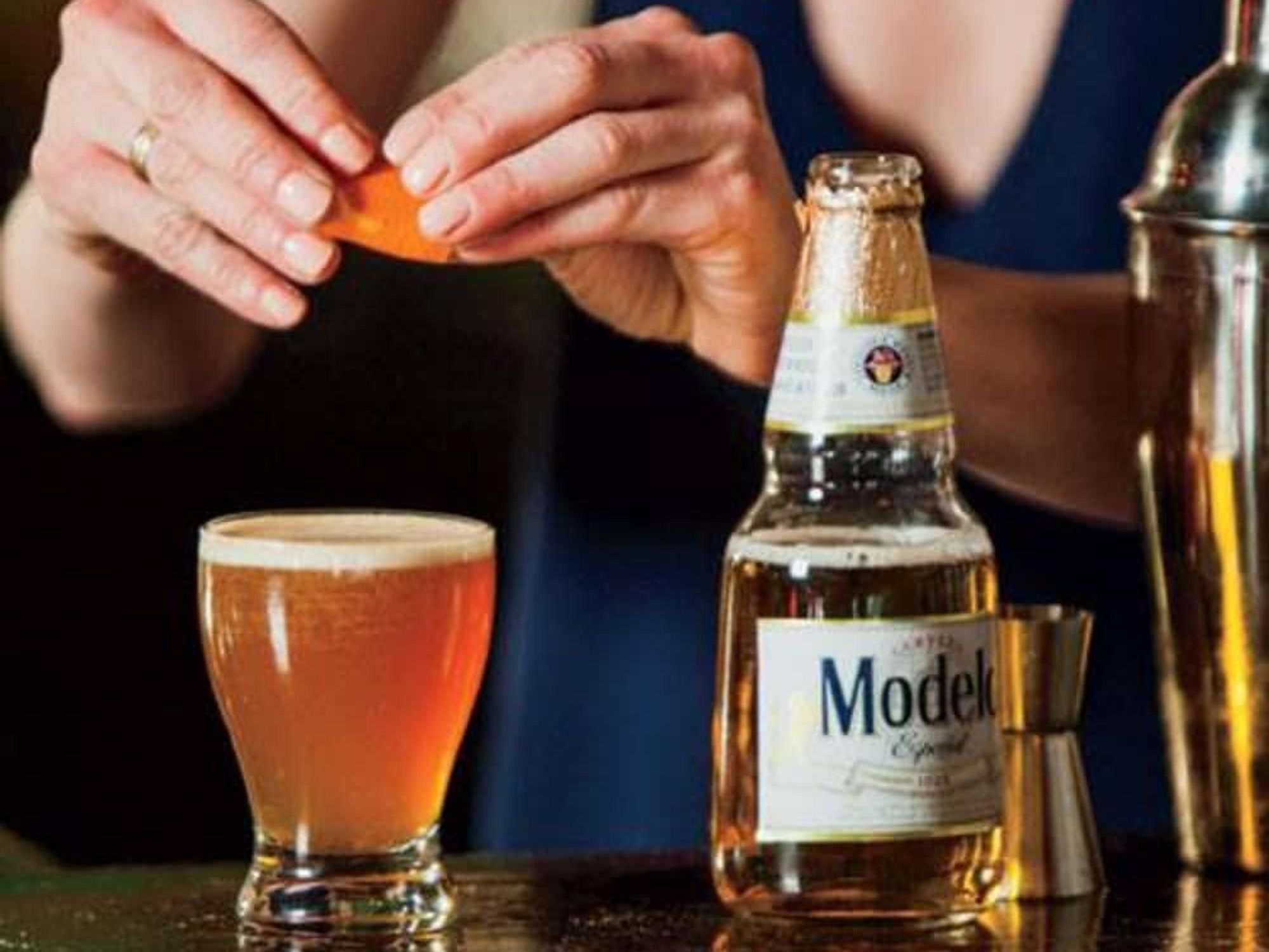 Modelo mixes up a darling cocktail just in time for Valentine's Day -  CultureMap Dallas