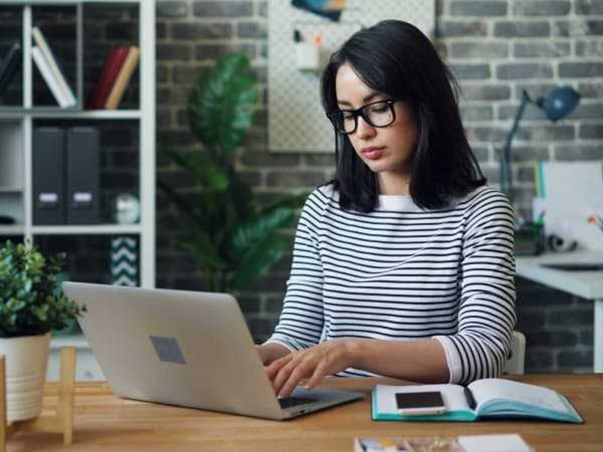 Office employee working at their desk