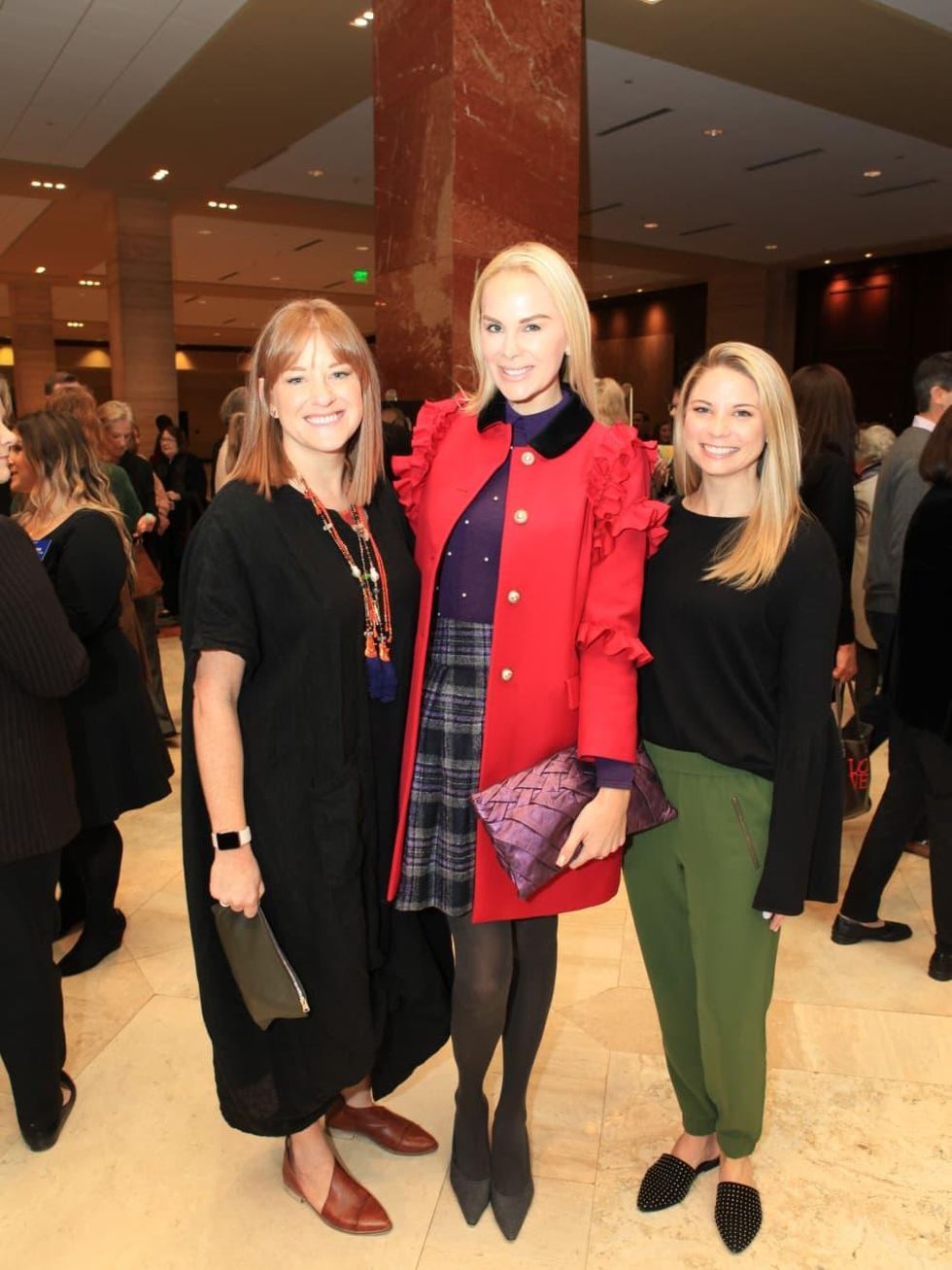 Olivia Cole, Kameron Westcott and Brittany Stephens