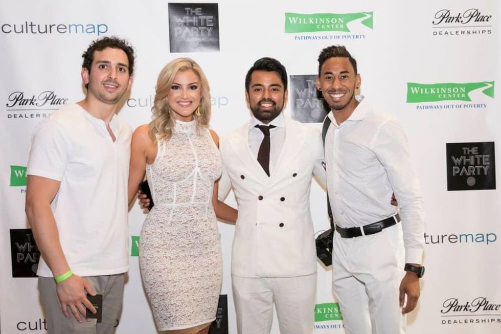 Omar Aridi, Kathryn Dunn, Marty Martinez, Michael Lark, White Party 2018