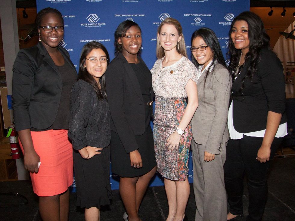 Opeoluwa Bamgdose, Lixsed Gonzales, Carly Jordan, Kim Hong, Jessi Watkins and Ashley Williams, boys and girls club, tops