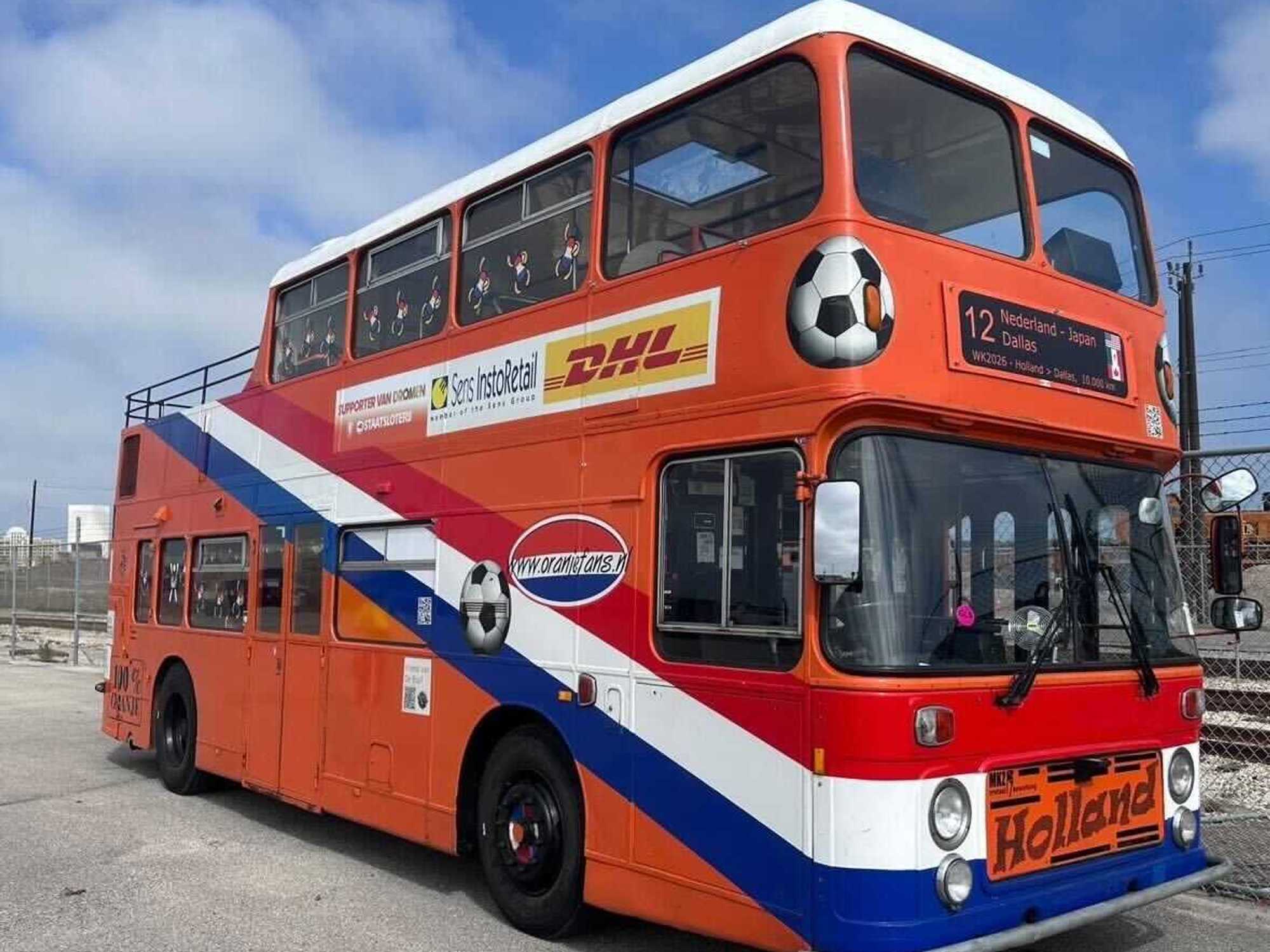 Orange Dutch Bus