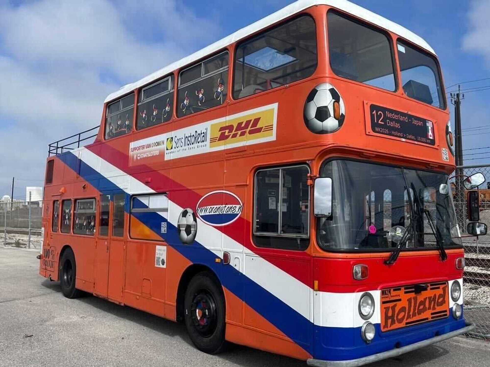Orange Dutch Bus
