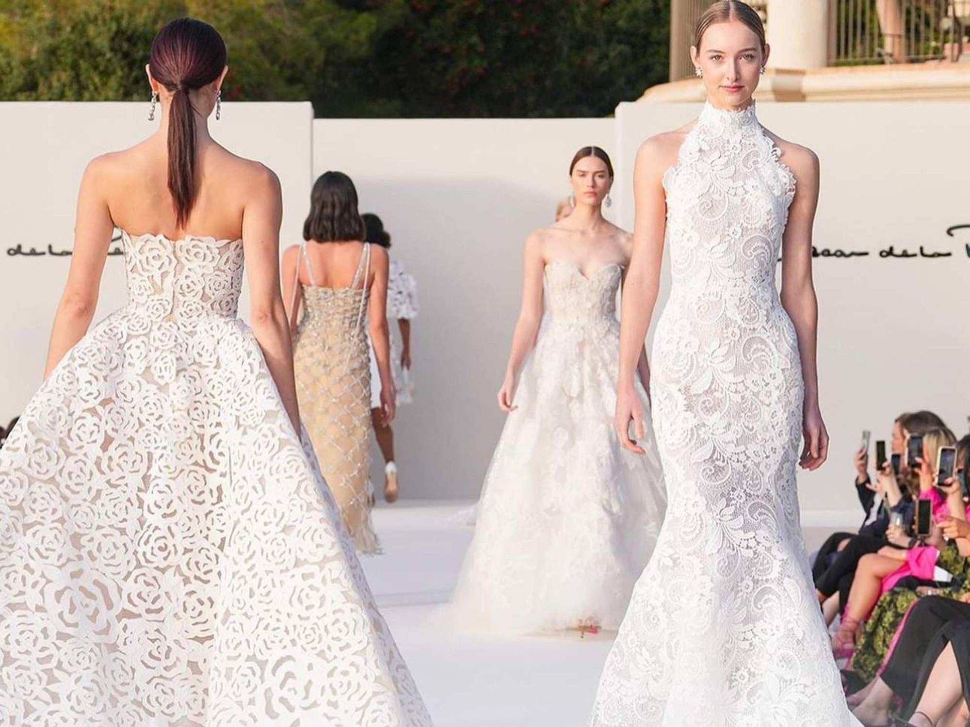 Oscar de la Renta bridal gowns