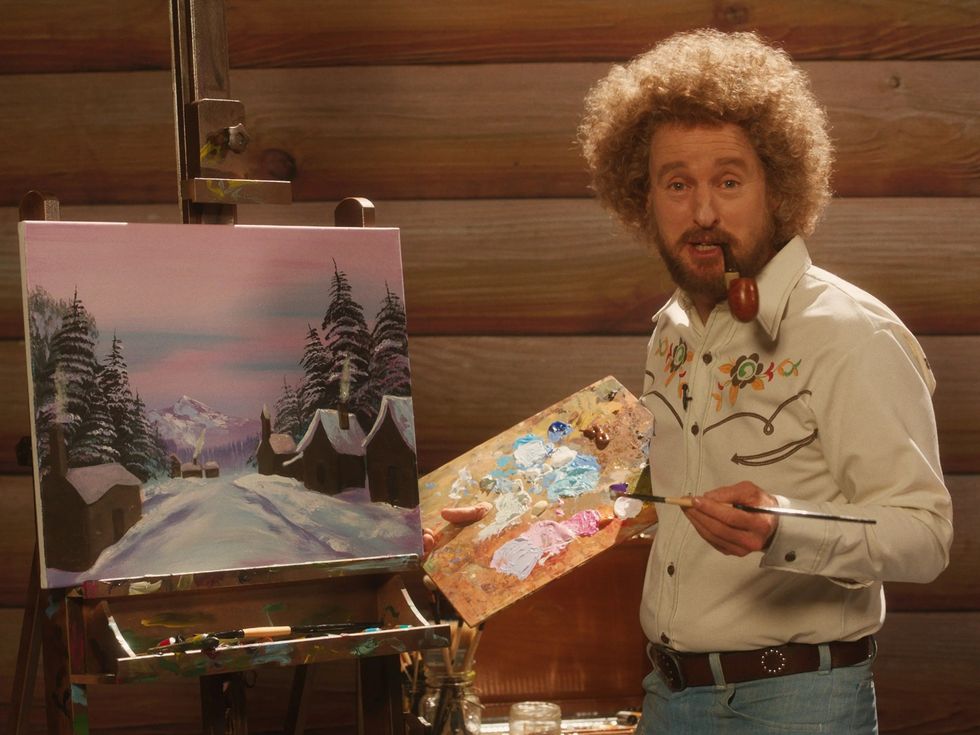 Owen Wilson in Paint