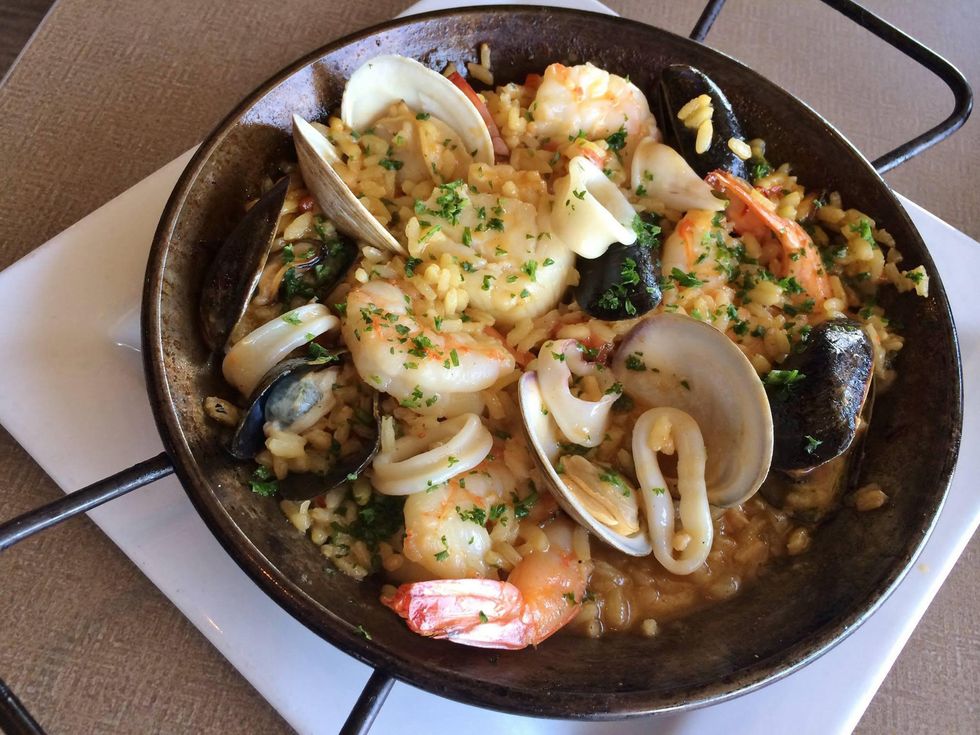 Paella at Sea Breeze Fish Market Grill in Plano