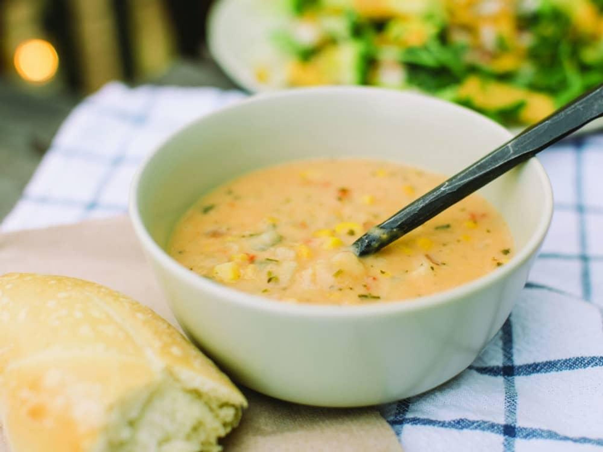 Panera Bread corn chowder