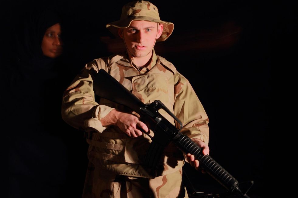 Parker Fitzgerald in Bengal Tiger at the Baghdad Zoo