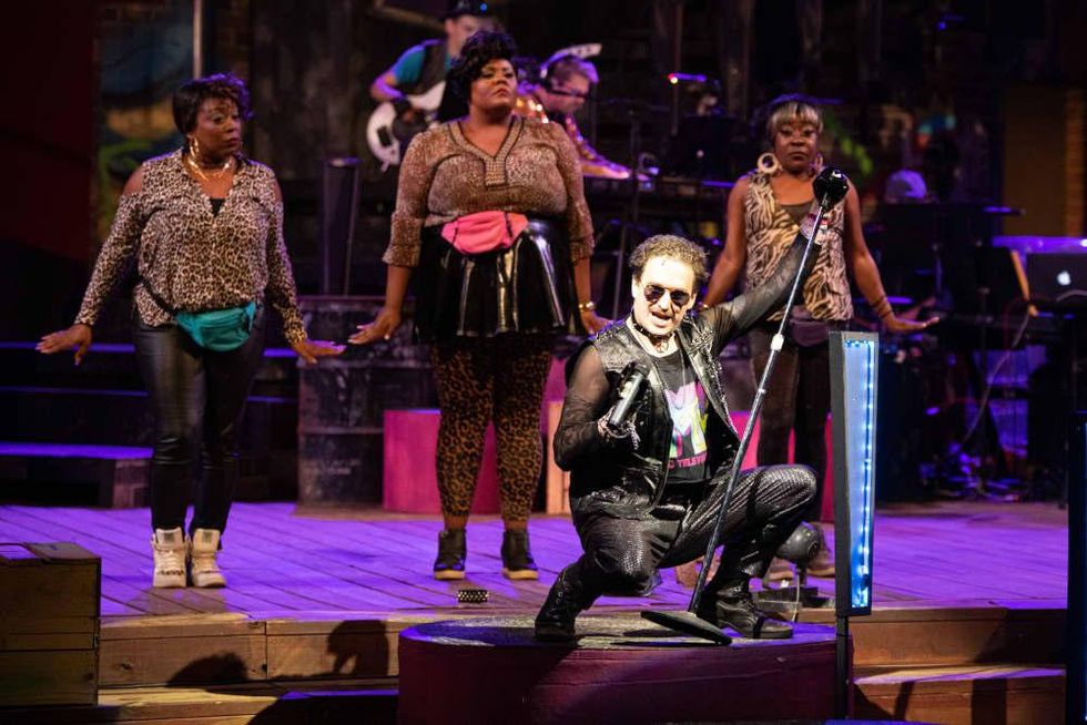 Parker Gray in Little Shop of Horrors at Theatre Three