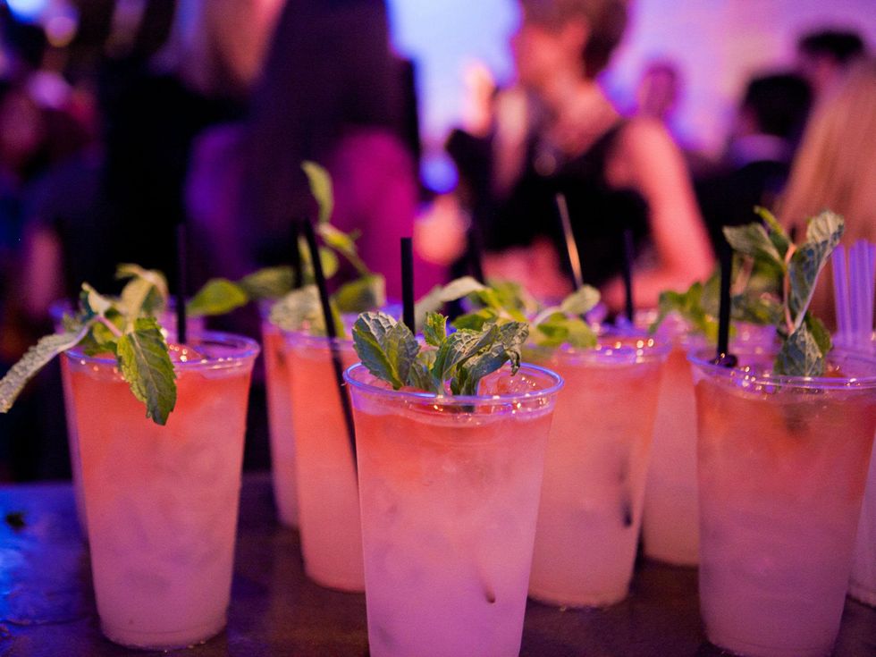 Parliament cocktails at Need anniversary party