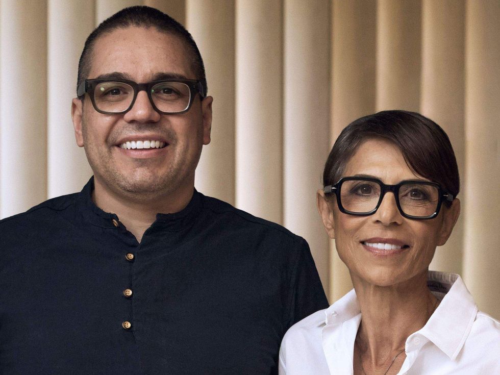 Pastry chef Juan Contreras and chef Dominique Crenn