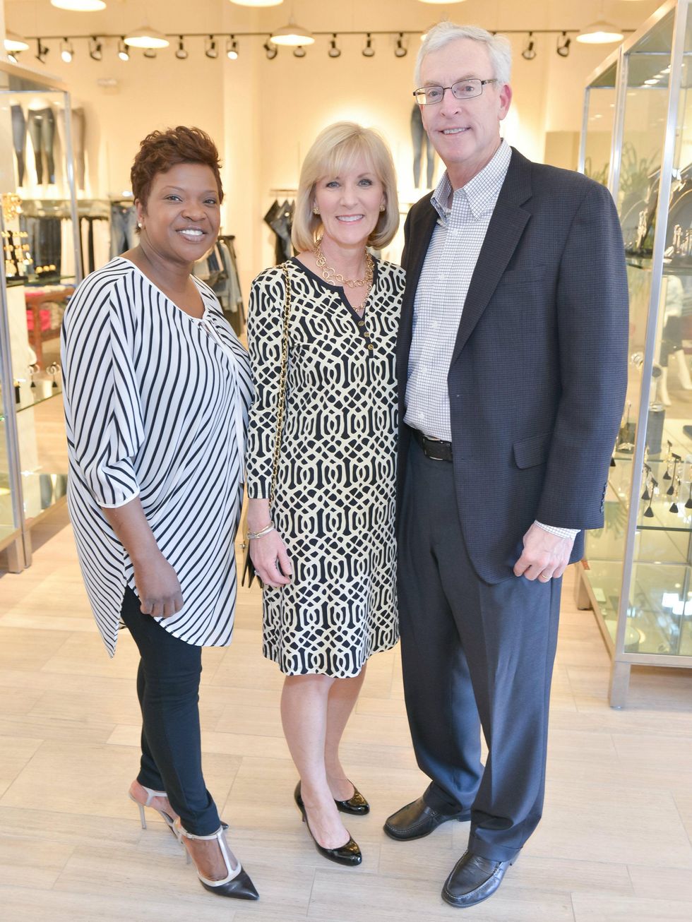 Pat Cousin, Kristi Dallas, Terry Dallas, Can Do Luncheon Kick off at Tootsies