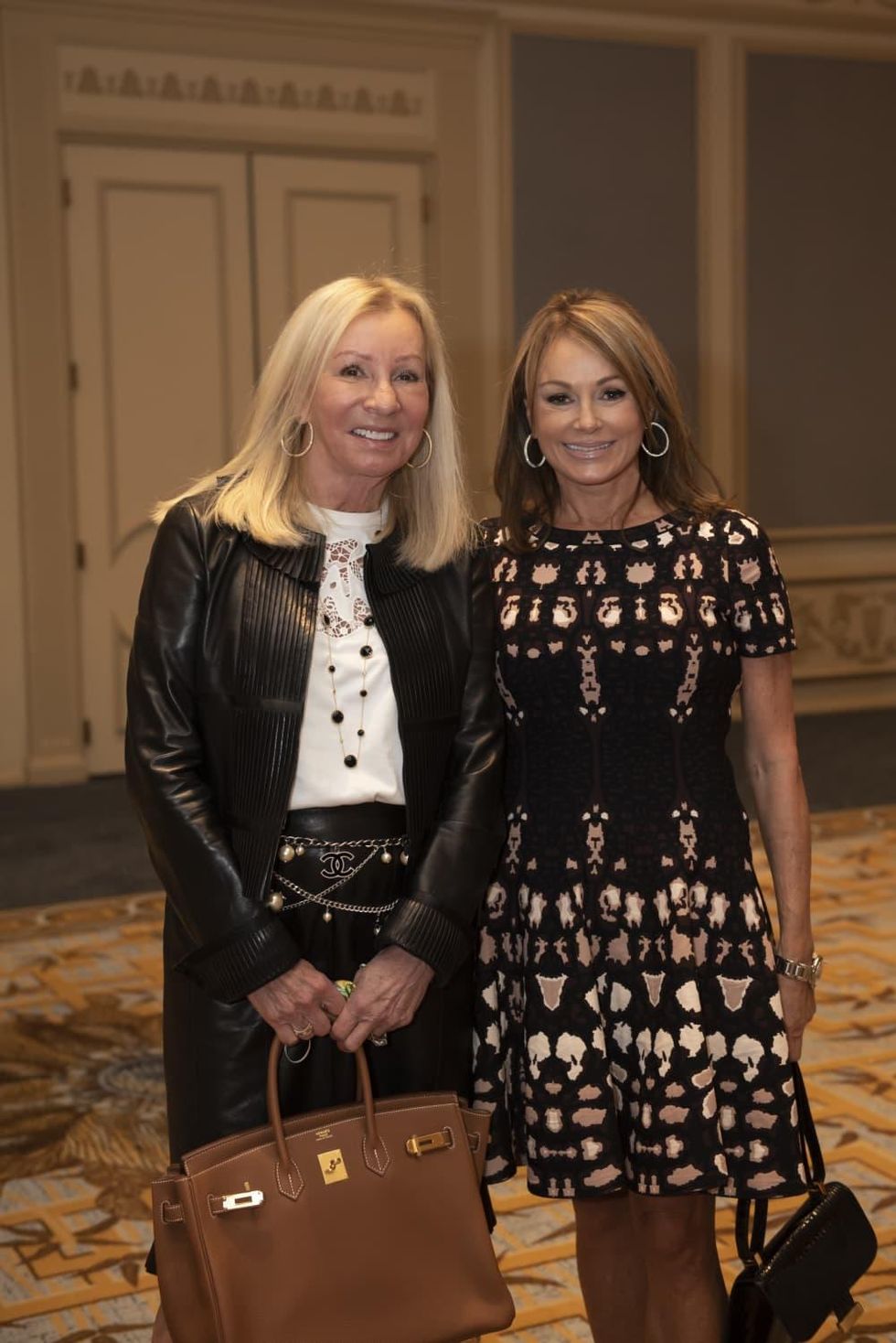 Pat McEvoy (Chick Lit Luncheon honorary chair), Claire Emanuelson (Chick Lit Luncheon chair)