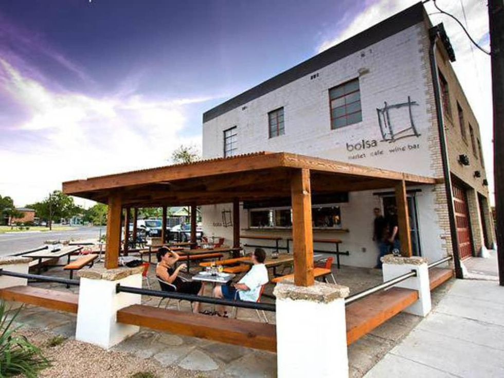 Patio at Bolsa in Dallas Bishop Arts