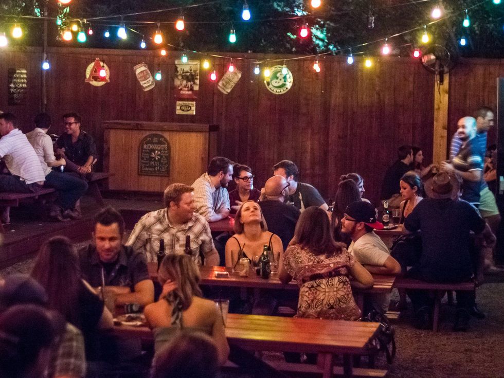 Patio at Bryan Street Tavern in Dallas