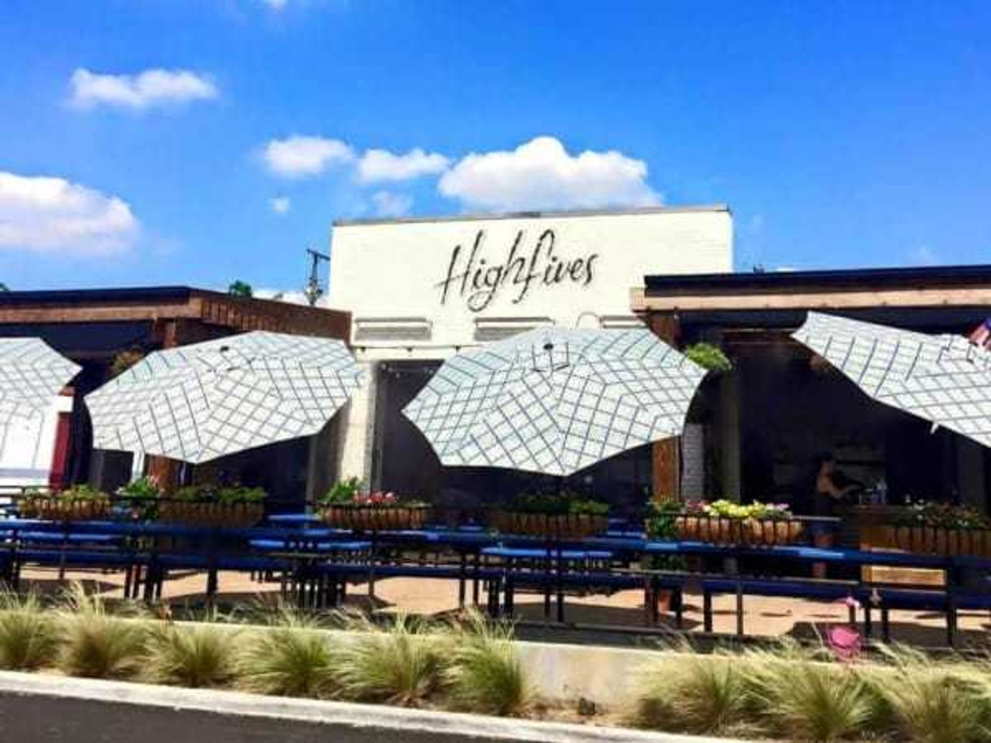 Patio at High Fives in Dallas