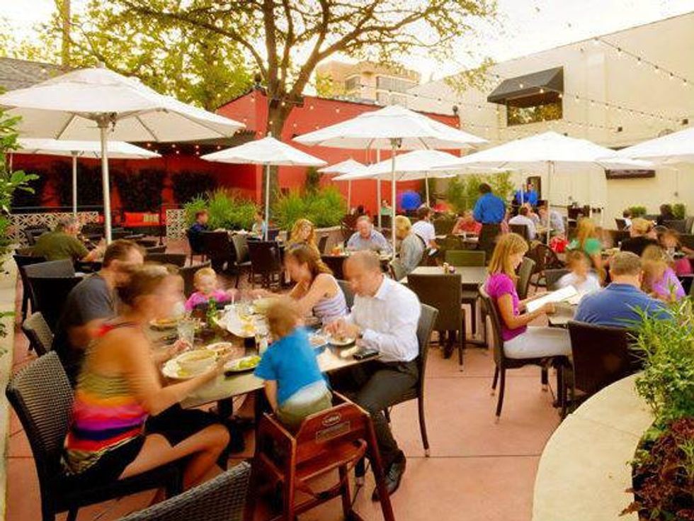 Patio at Mi Cocina restaurant in Lakewood