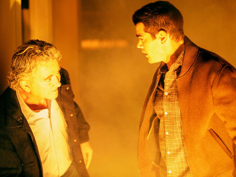 Patrick Ewing and Jesse Metcalf in season 3 of TNT's Dallas