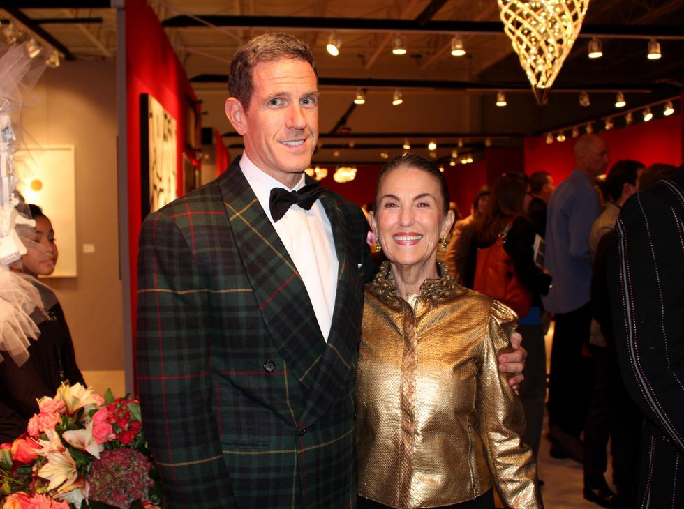 Patrick Tichacek, Carol Quist, diffa wreath event