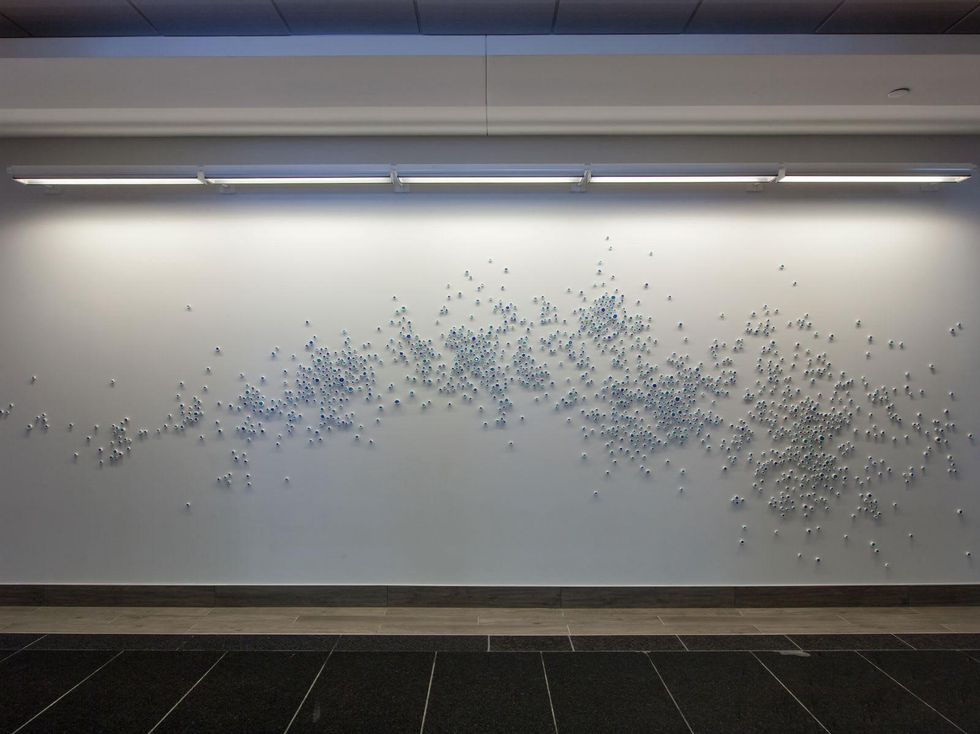 Paul Fleming artwork at 2100 Ross Avenue