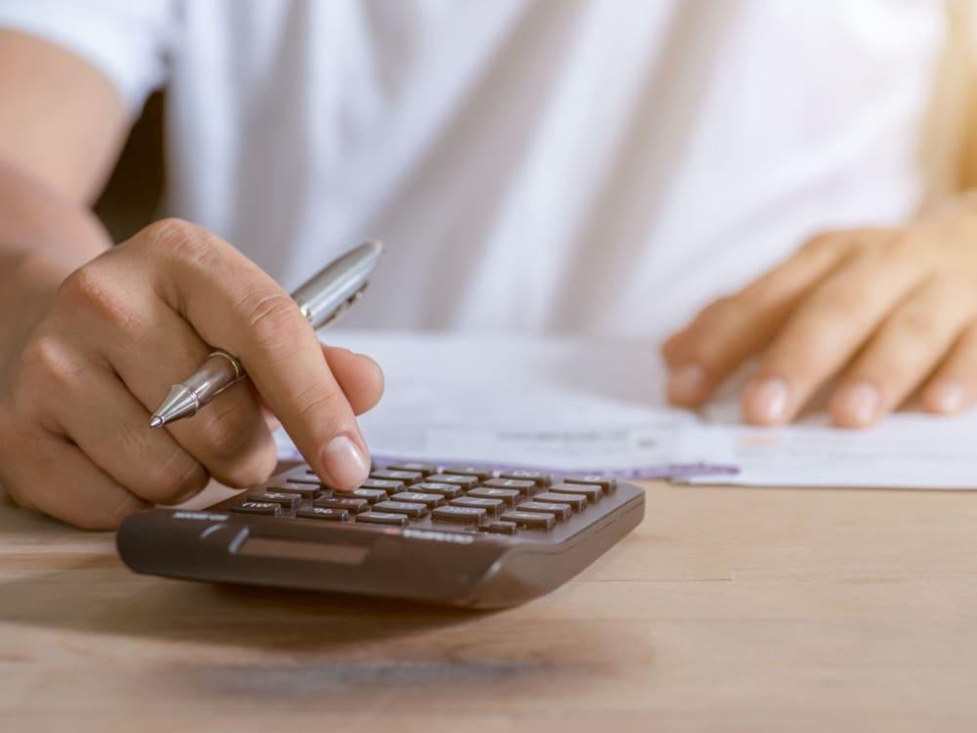 paying bills, inflation, money, calculator