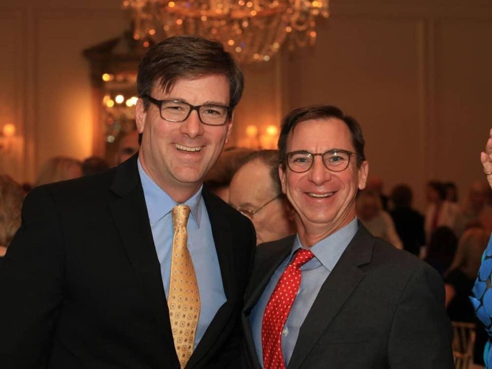 PCHPS luncheon 2018, Bradley J. Sanders, HPHS principal Walter Kelly.