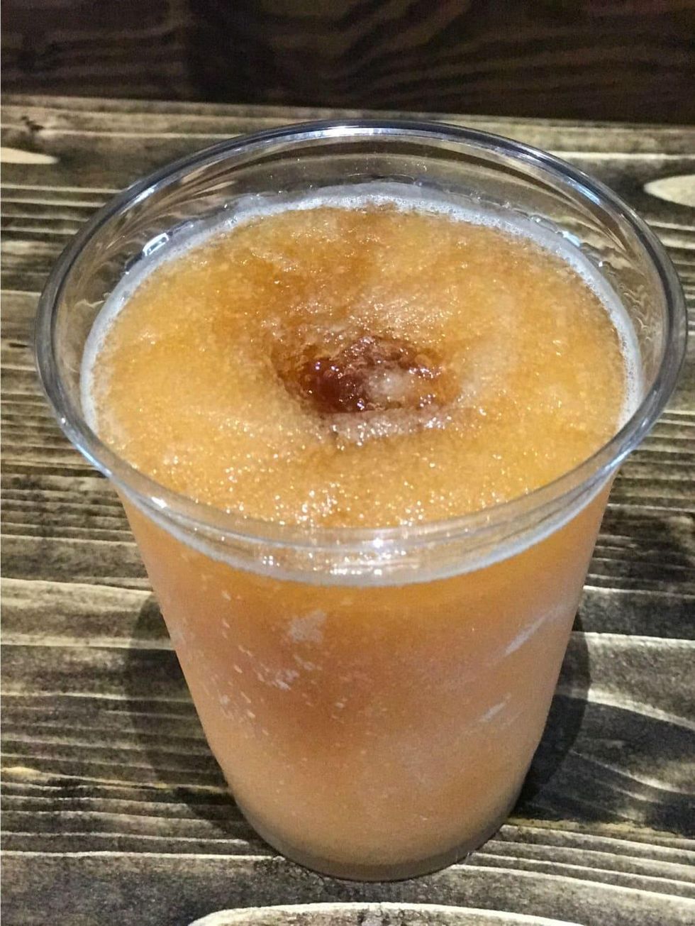 Peach Blossom daiquiri at Cajun Tailgators
