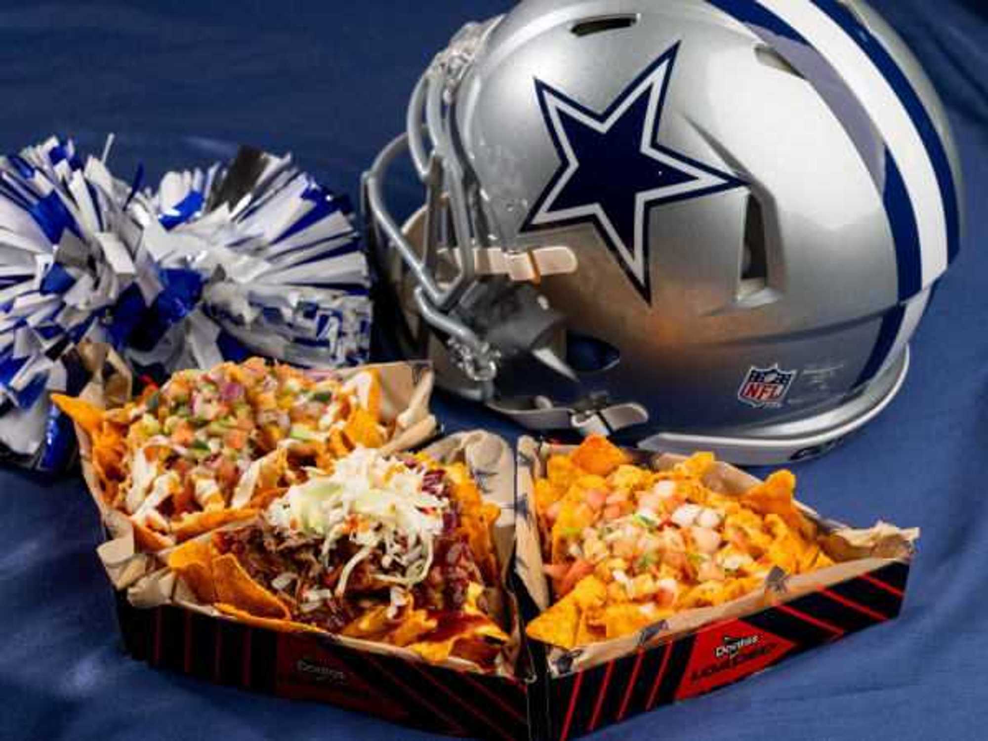 Peri Peri, Texas BBQ, and Butter Chicken Doritos Loaded nachos