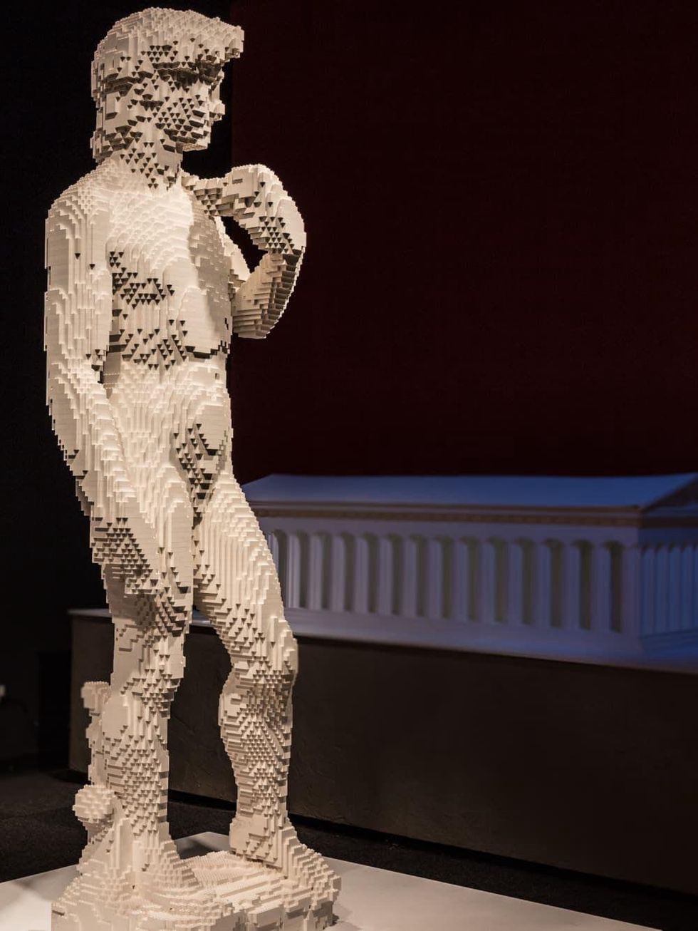 Perot Museum Art of the Brick, David