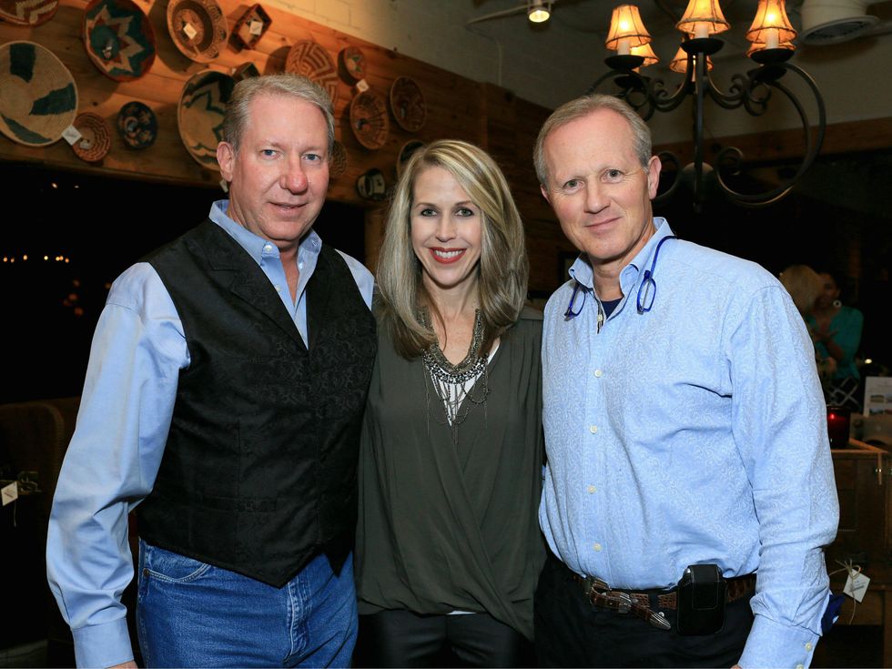 perry smith, sabra girard, mark hutchinson, anteks chrsitmas party