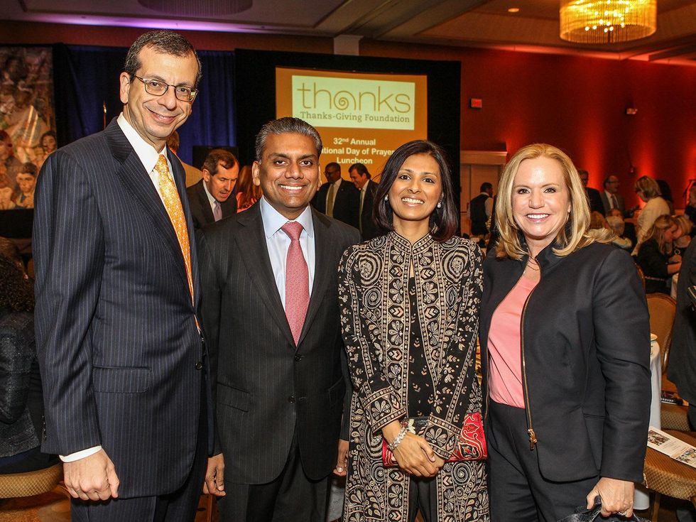 Peter Altabef, Ahurang Jain, Gunjah Jain, Jennifer Altabef, National Day of Prayer Luncheon
