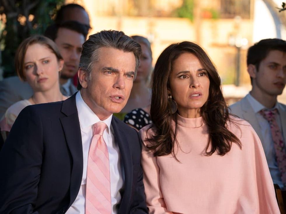 Peter Gallagher and Jacqueline Obradors in Palm Springs