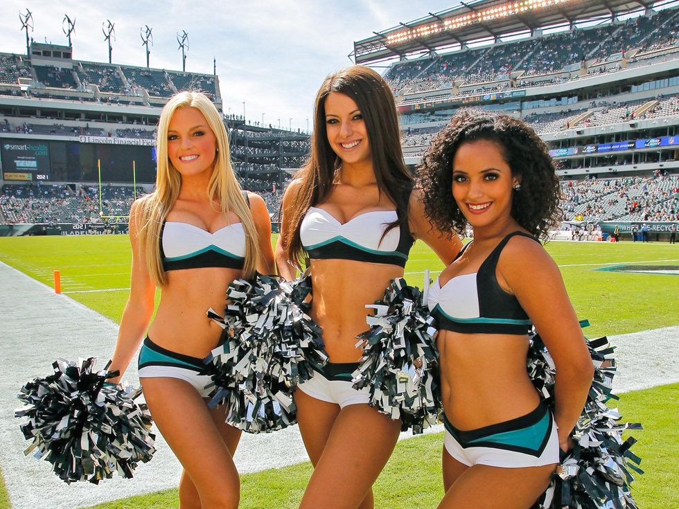 philadelphia eagles cheerleaders uniform