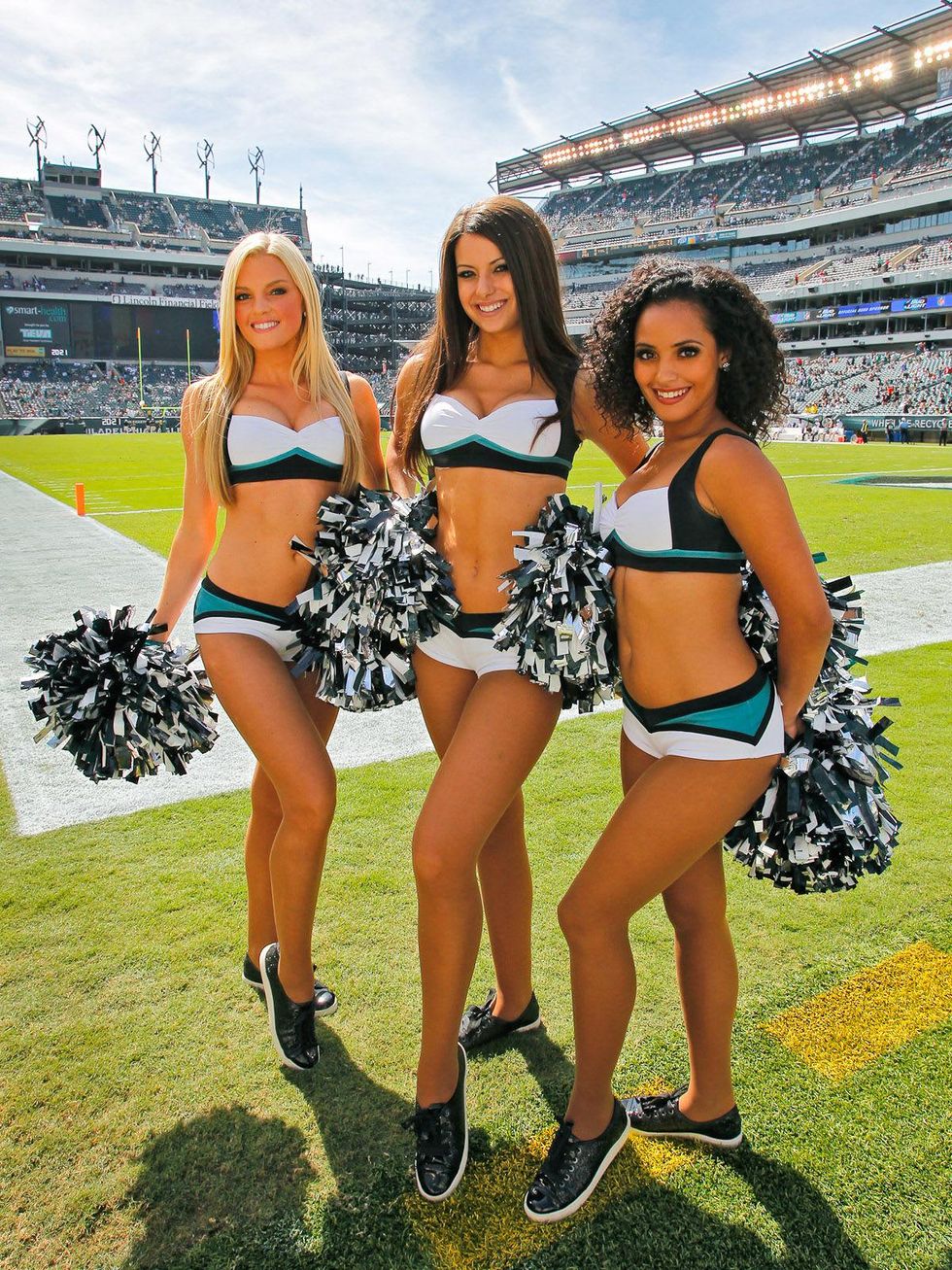 eagles cheerleader uniform