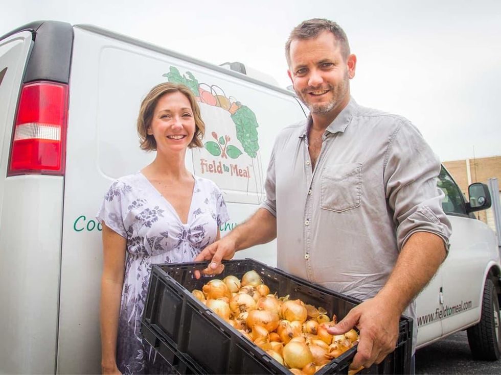 Photo of Amy Arrambide and Sam Roberts